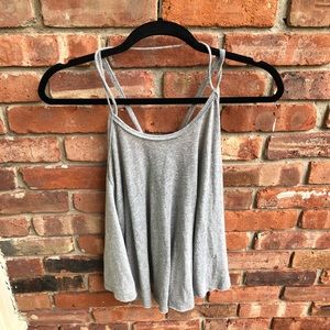 Free People Grey Tank Top - Size Small